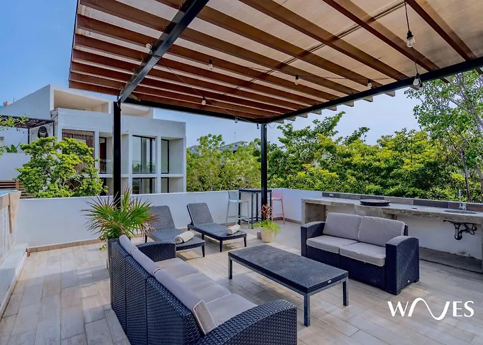 Villa 4 Bedroom Spacious Exclusive Townhouse With Private Rooftop And Pool Navio By Waves Tulum